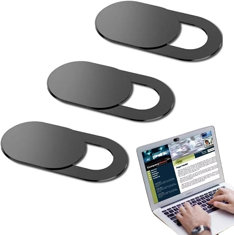 Kit 6 Camera Cover Privacy Webcam Notebook Protector Camera Laptop Cell Phone Netbook Anti-Spy Sticker Opens and