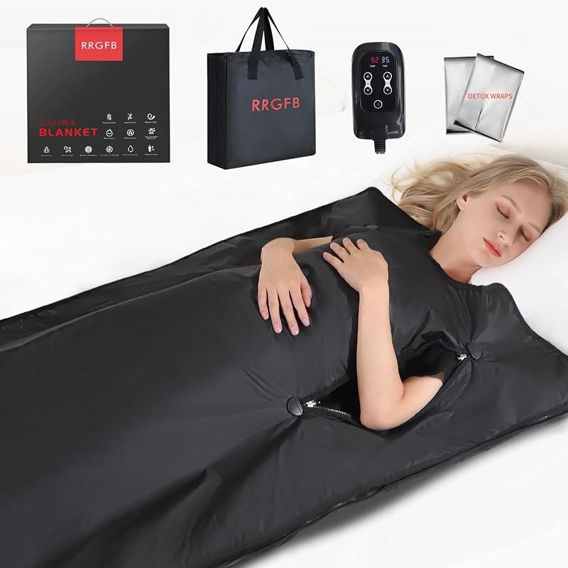 Infrared Sauna Blanket for Home Detox, Portable, 6 ft x 2.6 ft — the pick for portable infrared sauna blanket