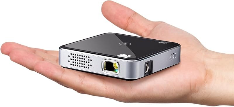 KODAK Luma 75 Mini Projector, Portable Projector, 1080p HD, DLP, Black — pocket projector with battery for pocket