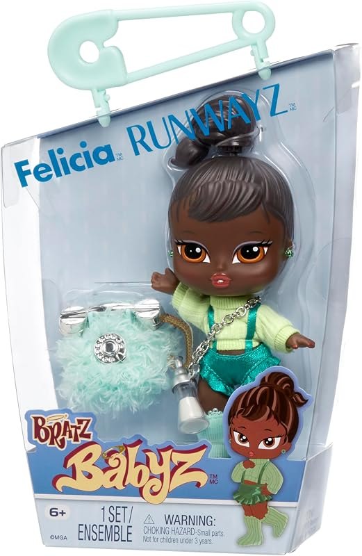 Babyz Runwayz Felicia Collectible Fashion Doll with Real Fashions — Bratz Doll Set for bratz doll set