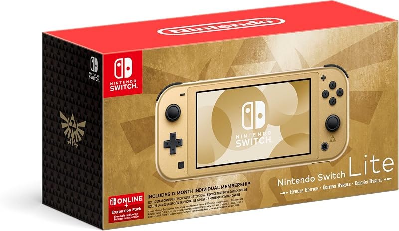 Nintendo Switch Lite: Hyrule Edition - 32 GB (With Bonus 12 Month Switch Online + Expansion Pack) — best nintendo