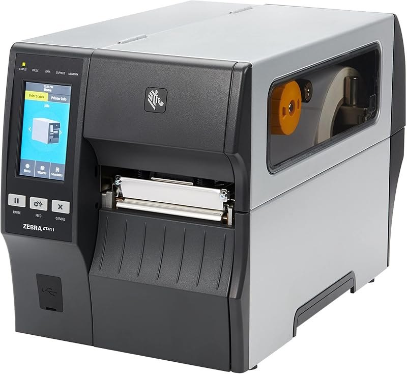 ZEBRA ZT411 Thermal Transfer and Direct Thermal Industrial Label Printer - USB 2.0, Serial, Ethernet and Bluetooth 4.1