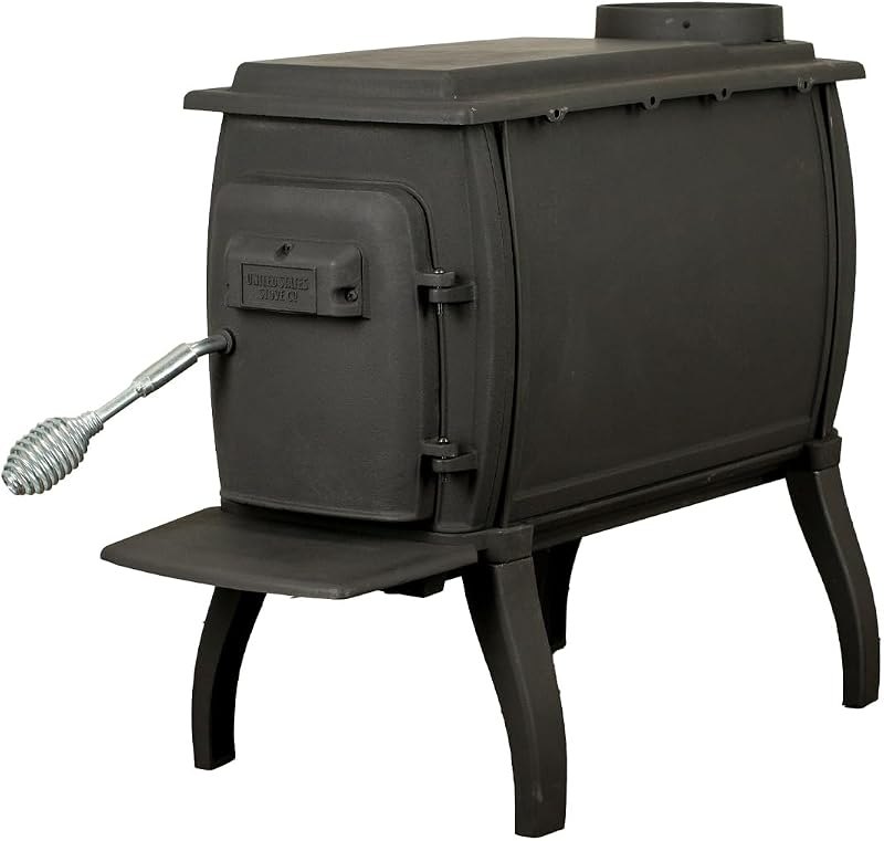 US1261E 900 sq. ft. Cast Iron Log Wood Stove — homestead wood stove for homestead wood stove