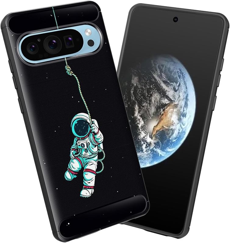 for Pixel 9/Pixel 9 Pro Case,Soft TPU Slim Fashion Anti-Fingerprint Non-Slip Protective Phone Case Cover for Google