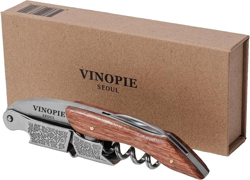 Sommelier Knife - Waiter Corkscrew Wine Key with Foil Cutter — wine waiters corkscrew for wine waiters corkscrew