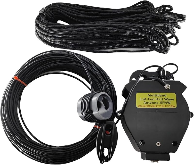 8010-400W End Fed Half Wave Antenna 8 Bands 40m Long Wire Antenna — best dipole antenna kit for dipole antenna kit