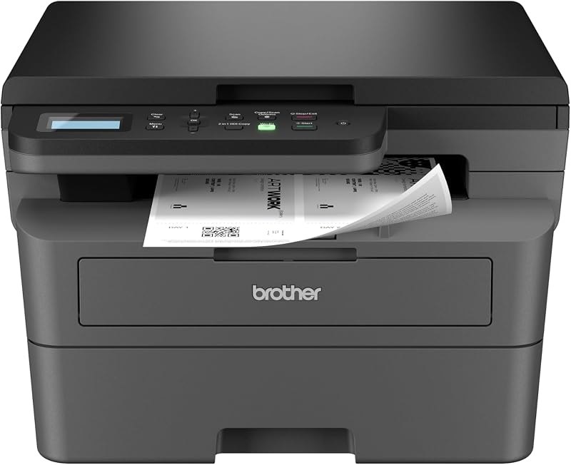 Brother Wireless HL-L2465DW Compact Monochrome Multi-Function Laser Printer with Print, Copy and Scan, Duplex and