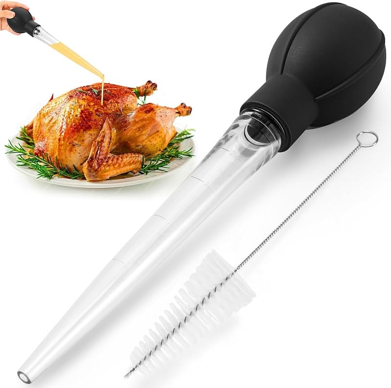 OLESBUR Premium Turkey Basters for Cooking — turkey baster with bulb for turkey baster bulb