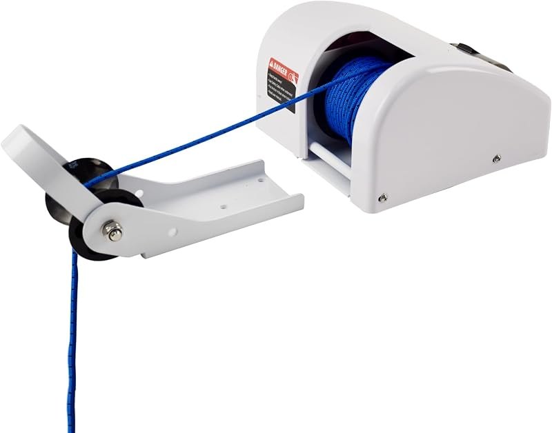 Electric Anchor Winch, 25LBS Marine Electric Windlass with Remote Control 12V Saltwater Boat Windlass Kit with