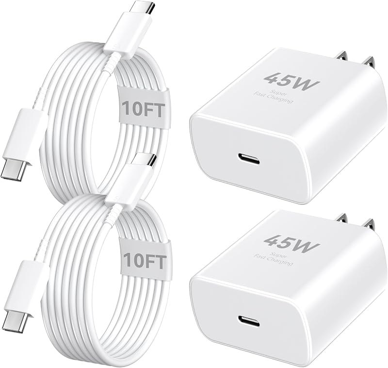iPhone Duo 18 17 16 Pro Max Charger Fast Charging, 45W iPhone Charger USB C — iPhone Duo Charger for iphone duo charger
