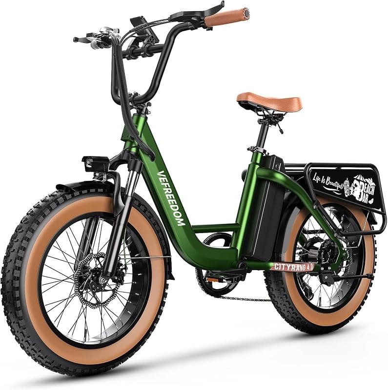 EUY 1500W Peak Electric Bike for Adults, 48V 20Ah Removable Battery Max Range 80Miles & 30MPH Electric Bicycle