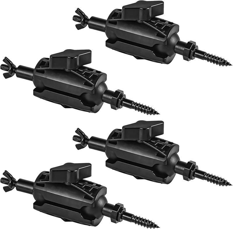 Adjustable Trail Camera Tree Mount: Game & Hunting Camera Outdoor Mounting Bracket Holder with Double 360° Swivel Tilt