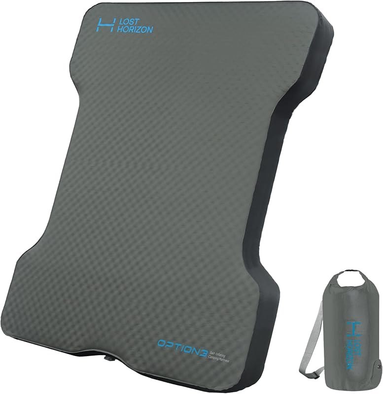 Lost Horizon Self-Inflating Foam Camping Mattress for Truck Bed, 6-6.5 FT — inflatable for sleeping pad camping