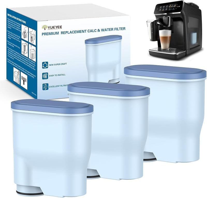 3 Pack CA6903 Coffee Filter for Philips AquaClean Espresso Machine Filter — espresso machine water filter for espresso