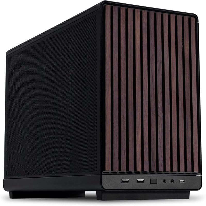 Lian Li A3-mATX PC Case, 415mm GPU, 360 AIO, Wood Black Mesh (A3X-WD) — Fractal Node 804 for fractal node 804
