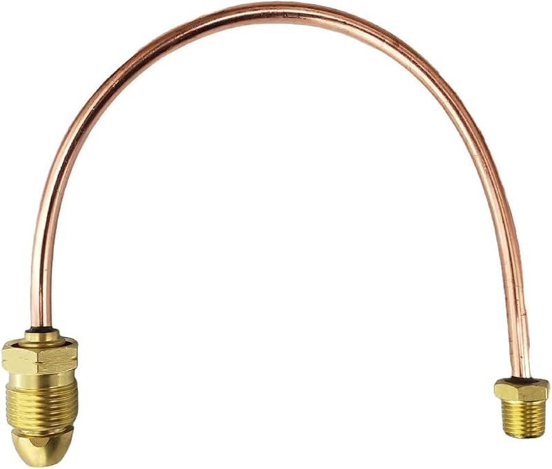 48" Copper Pigtail Pig Tail 1/4" Mpt Pol Propane Lpg Extension Regulator Npt Lp — rv propane regulator for propane
