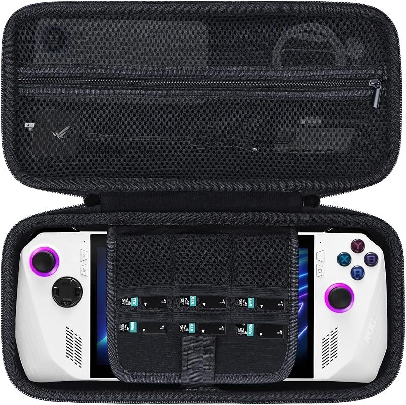 Lebakort Storage Case Compatible with ASUS ROG Ally X / ASUS ROG Ally Z1 / ASUS ROG Ally Z1 Extreme Gaming Handheld