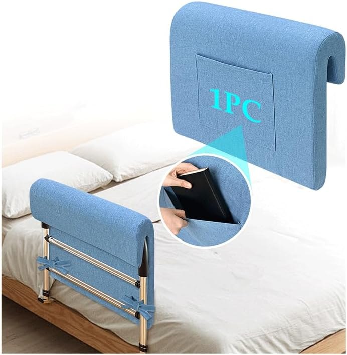 Hospital Bed Rail Covers Padded Foam Bed Rail Bumper Padding Elderly Adults Bedside Fall Protector Pads Seniors Safety