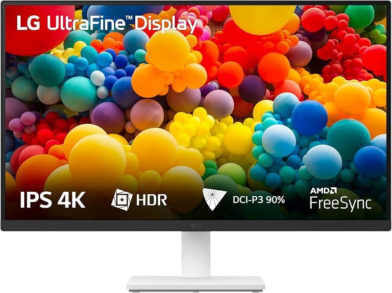 LG 27US500-W computer monitor 68.6 cm (27") 3840 x 2160 pixels 4K Ultra HD LCD White — 27 inch 4K monitor for inch