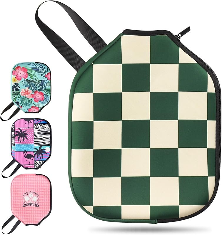 Pickleball Paddle Cover, Neoprene Sleeve 11.8 x 9.05 in — pickleball paddle case for pickleball paddle case