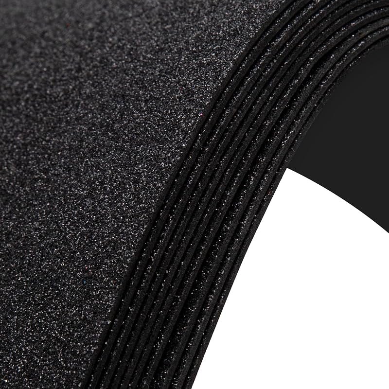 10 Pack Glitter Foam Sheets Craft 8 x 12 inch (Black) — craft foam sheets for craft foam sheets