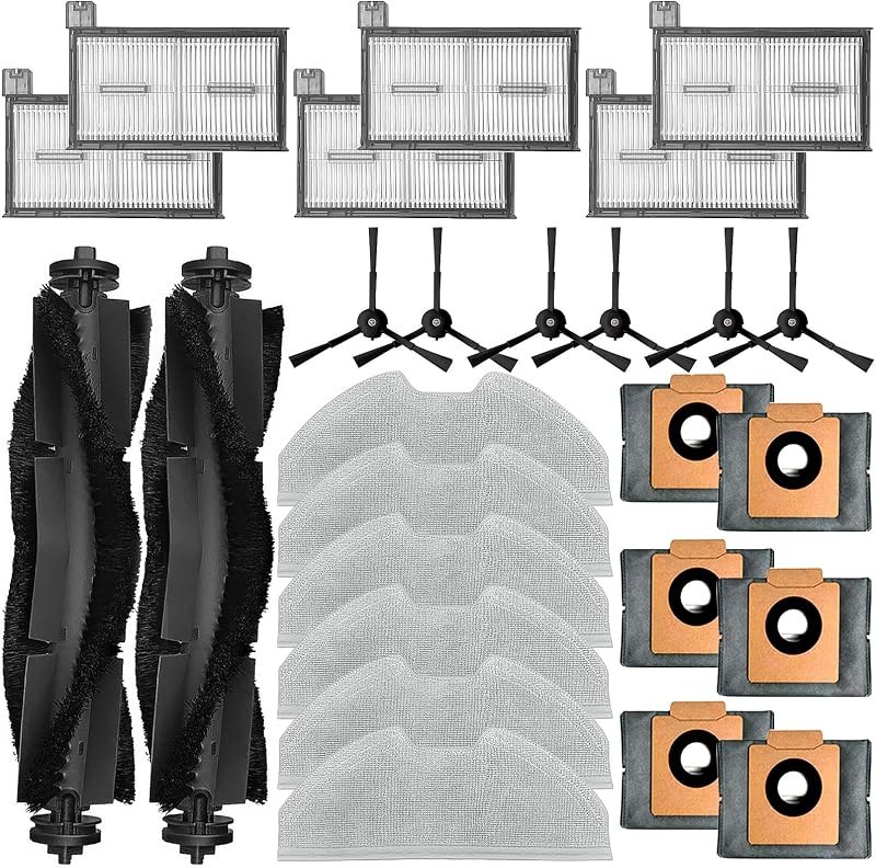 Accessory Kit Compatible with Eufy X8 Pro/ x8 Pro Ses Robot Vacuum Cleaner — robot vacuum side brushes for robot