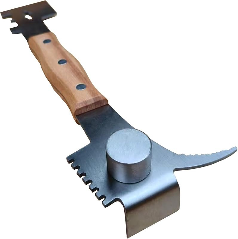 Multipurpose Bee Hive Tool with Wooden Handle Bee Tools for Beekeeping Professional Beekeeping Equipment — Hive tools