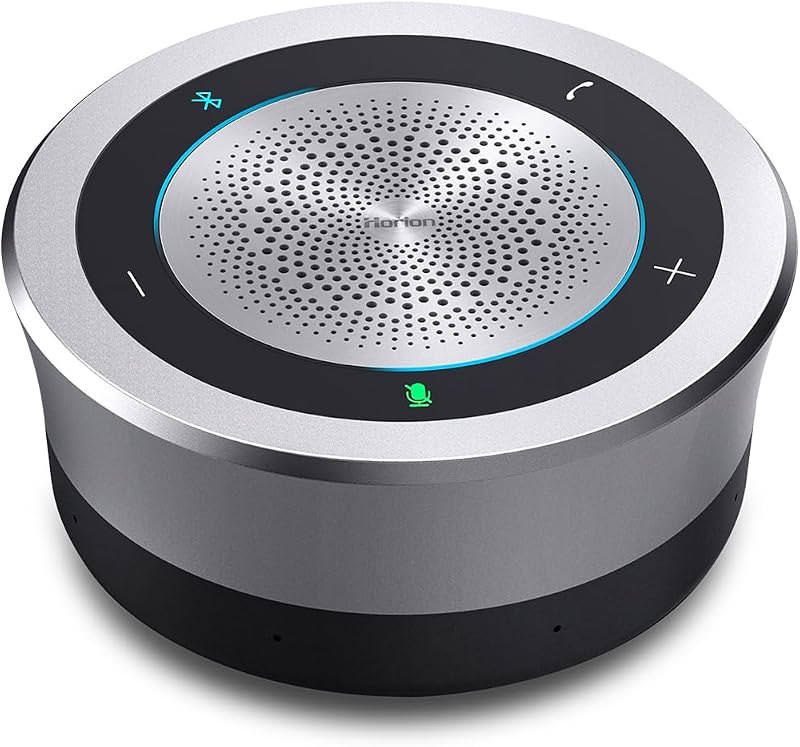 Horion HM-5U Conference Speaker and Microphone with AI, Bluetooth Speakermic for Conference Calls, 8 Mics, 32kHz, 26ft