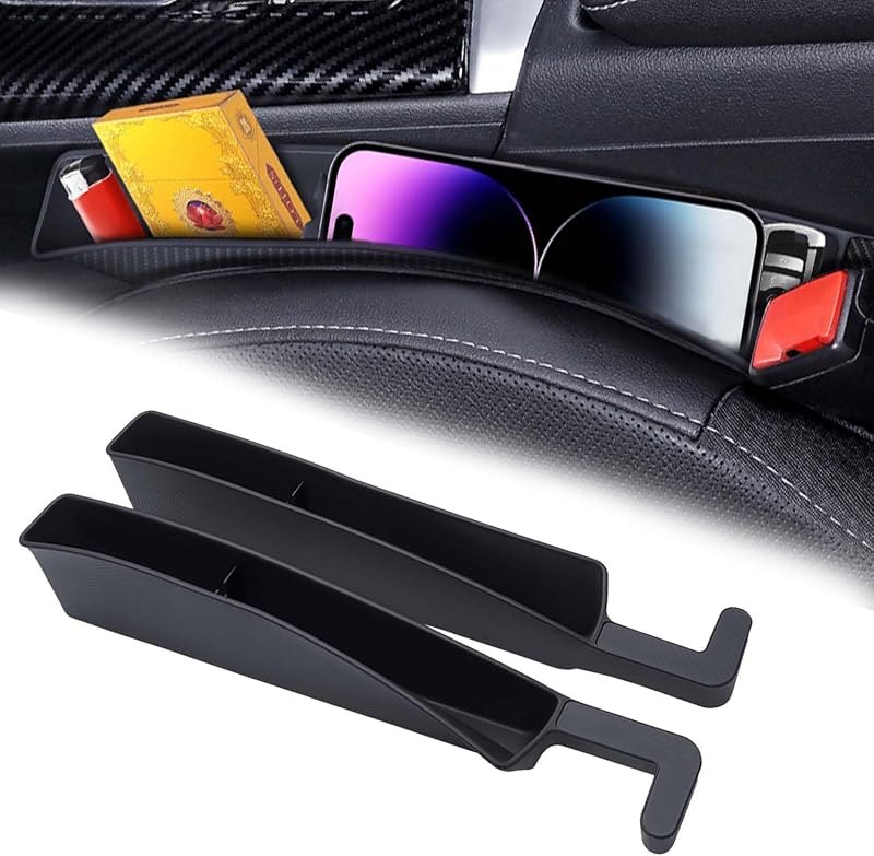 Car Seat Gap Filler Organizer,Multifunctional Cars Gap Fillers Storage, Auto Side Seat Gap Storage Box,Car Seat