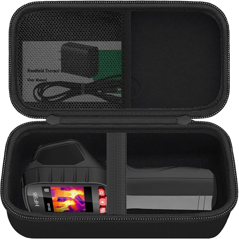 Hard Case for HSFTOOLS HF96V / HF96 Thermal Imaging Camera, Black