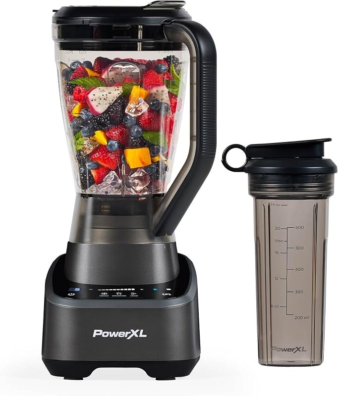PowerXL SensiMax Blender + Personal To Go Cup — High Speed Blender for high speed blender
