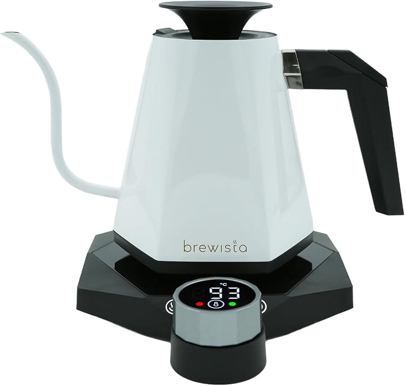 Brewista X Series Electric Gooseneck Kettle, Stainless Steel Water Boiler, Precise Digital Temperature Control, Fast