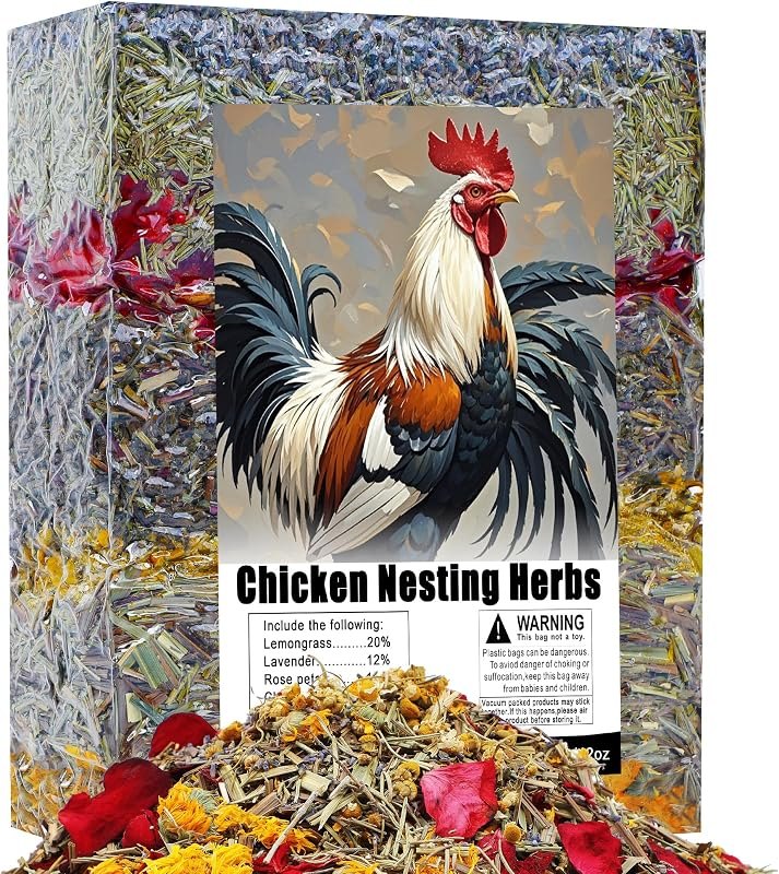 42 oz Chicken Nesting Herbs Flowers Vacuum-Packed,2.6 lb Premixed 7 Dried Herbs Natural Nesting Box Herbs for