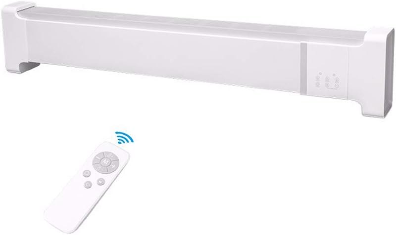 Electric Space Heater Fan Mobile Convector Radiator Heaters with Remote Control Intelligent tat SafetyMute Energy
