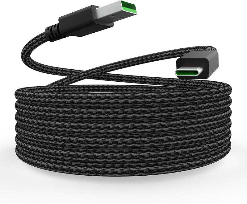 USB C Mouse Charging Cable Power Cord Compatible with Razer Viper V2 Pro, Razer Viper V3 Pro, DeathAdder V3 Pro