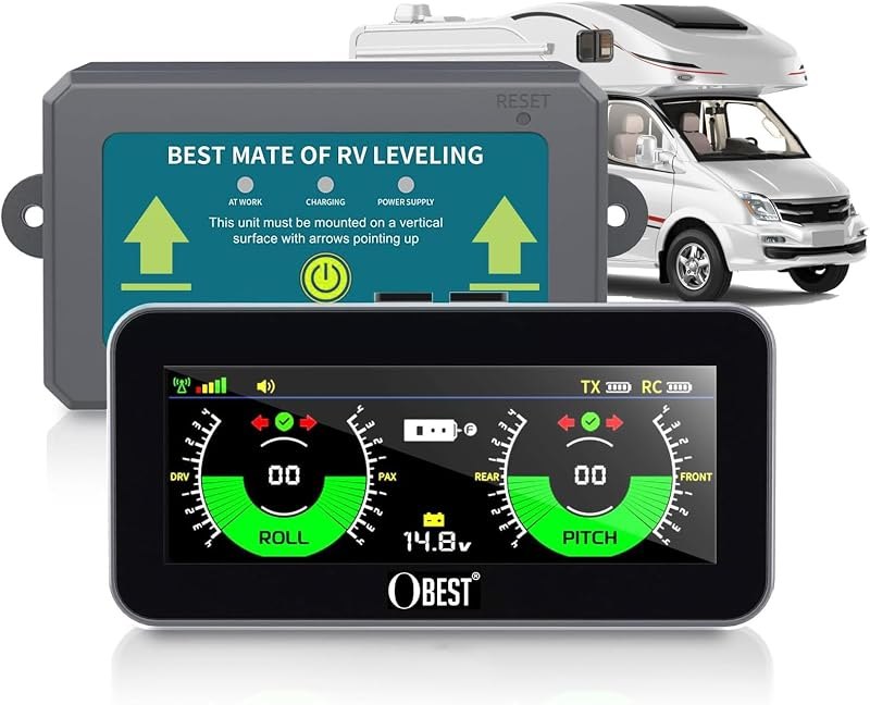 Wireless RV Leveling System, Smart Electronic Camper Leveler, Automatic Trailer Level Indicates, Cool Gadgets RV