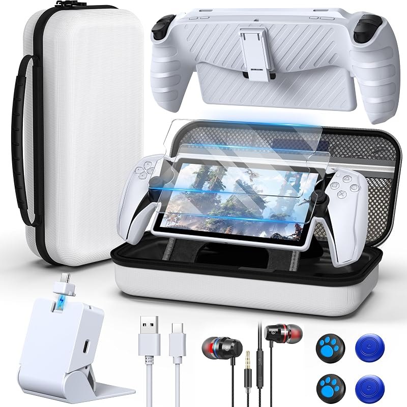 13-in-1 Case Accessories Kit for Playstation Portal, Charger for PS Portal