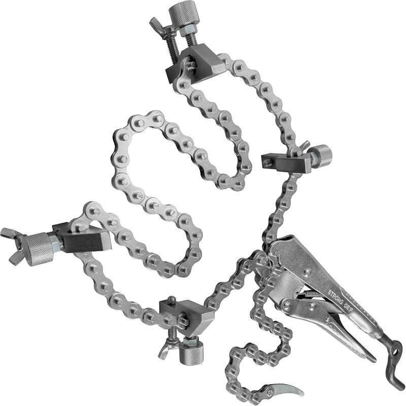 Strong Hand Tools The Python Pipe Alignment Chain Pliers, 14 in. Max Pipe Diameter, 48 in. Chain, Stainless Steel