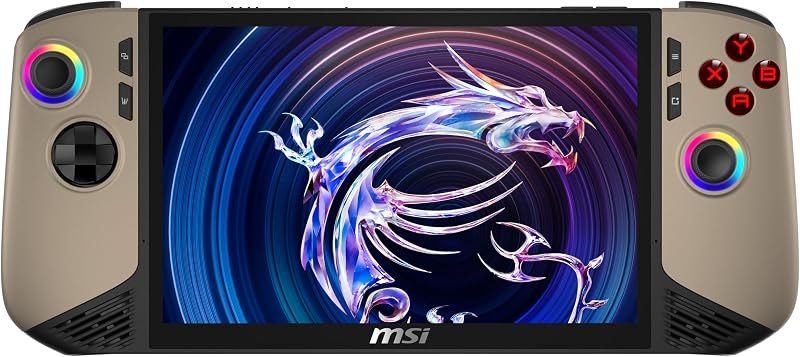 msi Claw PC Gaming Handheld: Intel Ultra 7-258V, 8" FHD 120Hz Display, 32GB LPDDR5, 1TB NVMe SSD, MicroSD Card Reader