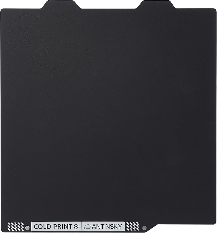 ANTINSKY Cold PEI Build Plate for Bambu Lab A1 Mini 3D Printers, Double Sided 184 x 184mm Energy-Saving
