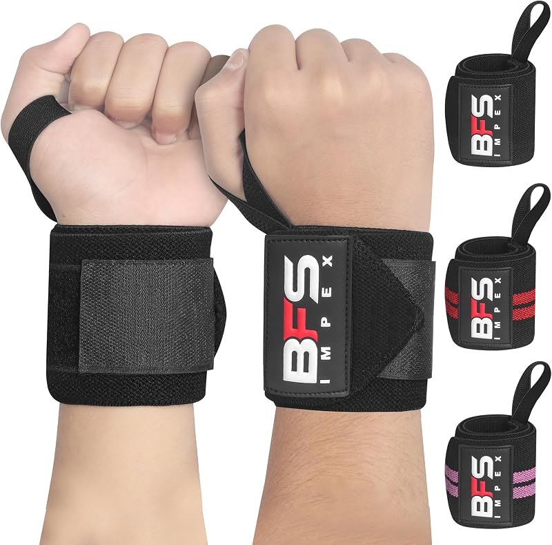 Wrist Wraps for Weightlifting,18” Premium Quality Wrist Straps for Weightlifting,Weight Lifting Wrist Wraps with Thumb