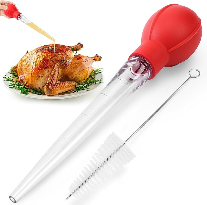 OLESBUR Premium Turkey Basters for Cooking — turkey baster with bulb for turkey baster bulb