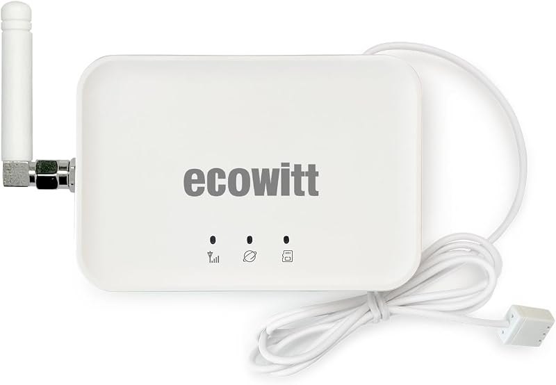 GW3000 Wi-Fi & Ethernet Weather Station Gateway, with Built-in Temperature, Humidity and Barometric Sensors with SD
