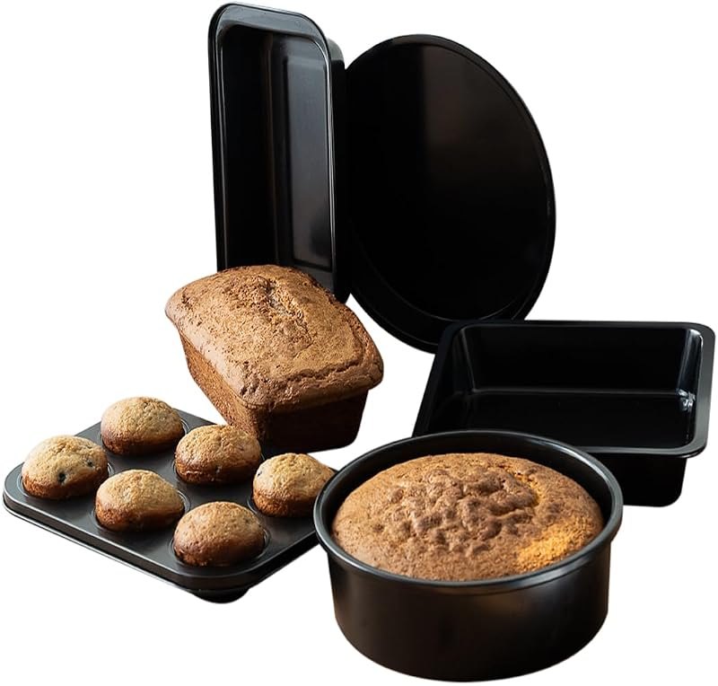 5-piece Baking Set - Versatile and Oven Safe Bakeware Set - Durable Bakeware Set - Baking Cookware - Kitchen Baking