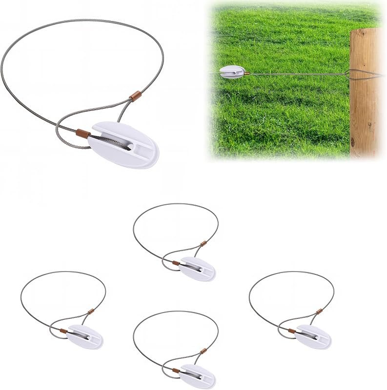 Electric Fence Corner insulators, End Post insulators for Fence 5pcs — farm fence insulator for farm fence insulator