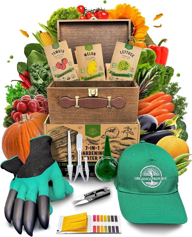 75 Vegetable & Greens Seeds Variety Pack, Garden Seed Starter Kit - Over 44,700 Non-GMO Heirloom Seeds for Planting