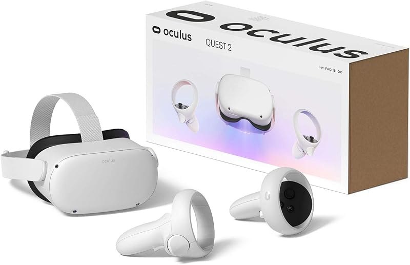 Oculus Quest 2 Advanced All-in-One Virtual Reality Gmaing VR Headset 128GB Set, White (Renewed) — best mixed reality