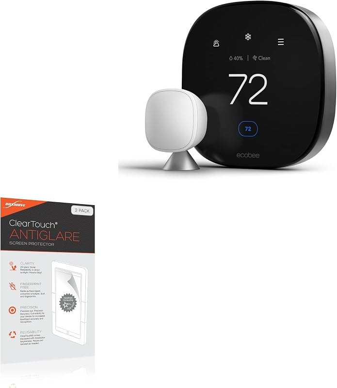 Screen Protector Compatible with Ecobee New Smart Thermostat Premium - ClearTouch Anti-Glare (2-Pack)