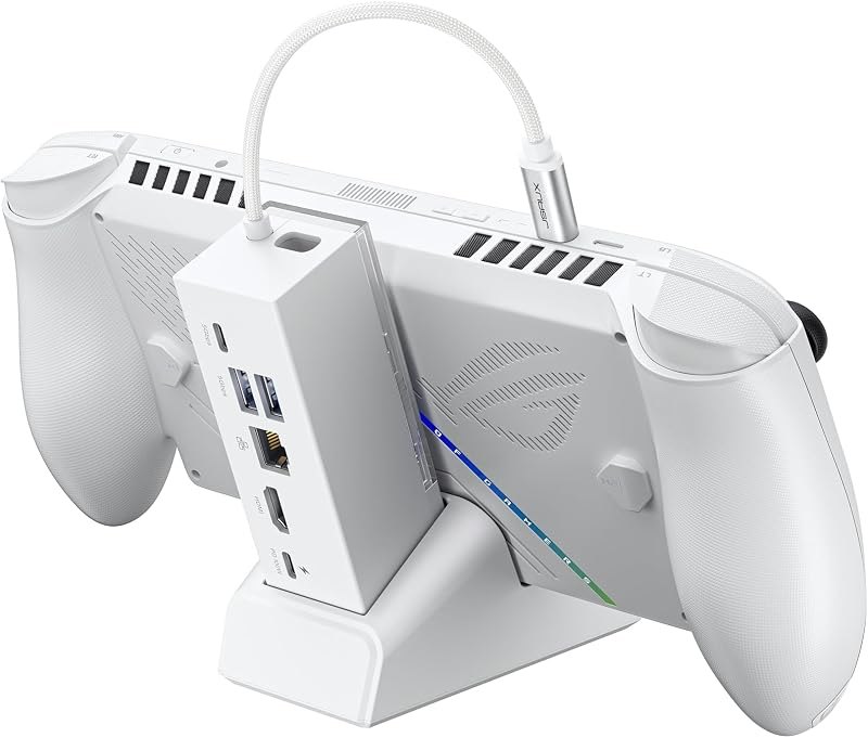 Docking Station for ROG Xbox Ally X (2025)/ROG Ally X/ROG Ally/Steam Deck/Legion Go, 6-in-1 Dock with HDMI 4K@120Hz