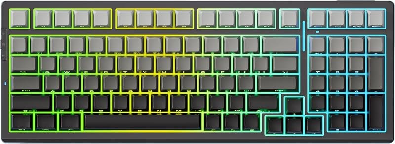 MCHOSE G98 PRO Wireless Mechanical Keyboard, Tri-Mode Connection Gaming Keyboard, Hot Swappable Custom Gasket